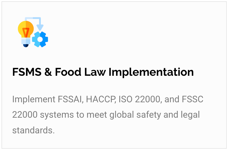 FSMS & Food Law Implementation