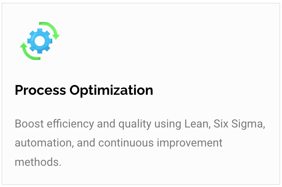 Process Optimization