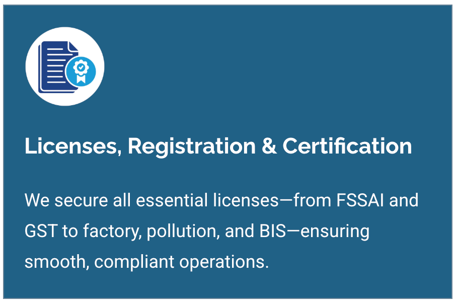 Licenses, Registration & Certification